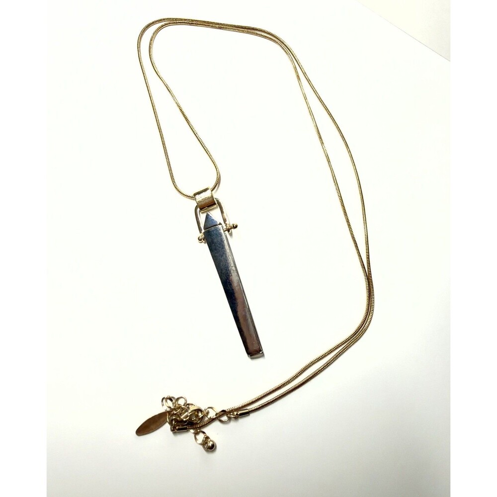 Vintage Stella & Dot Rebel Gold Necklace - Gently pre-loved! 24 in + 2 in ext
